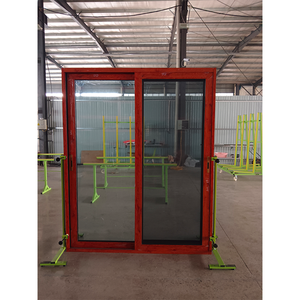 CHANGYI <span class=keywords><strong>Porte</strong></span> <span class=keywords><strong>coulissante</strong></span> <span class=keywords><strong>en</strong></span> aluminium à profil mince à 2 panneaux <span class=keywords><strong>en</strong></span> <span class=keywords><strong>verre</strong></span> à faible émissivité Design personnalisé <span class=keywords><strong>pour</strong></span> le salon - Product Image 1