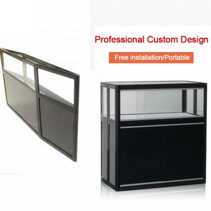 Vitrina de Exhibición Portátil de Vidrio y Aluminio a Bajo Precio para Ferias Comerciales - Product Image 6