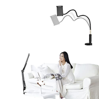 Boneruy Aluminium Mobile Accessoires Flexible Paresseux Bras Support de Téléphone Tablette PC Support Réglable Bureau Lit Support de Téléphone Portable
