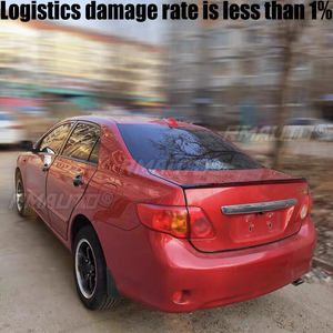 Aileron de coffre arrière pour Toyota Corolla 2007 08 09 10 11 12 13, ailerons de voiture en ABS noir carbone, accessoires de tuning extérieur - Product Image 2