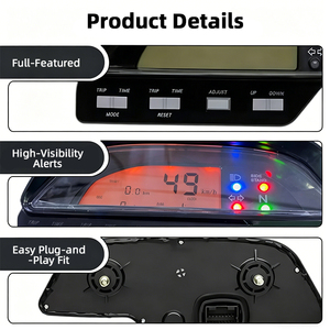 Velocímetro Digital Modificado para Motocicleta Honda XR250, Venta al Por Mayor de Fábrica, Indicador LCD - Product Image 3