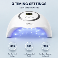 Nouvelle Lampe à Ongles Électrique de Bureau UV LED à 24 Perles pour Séchage Rapide de Tous les Gels et Colle, Idéale pour la Manucure à Domicile ou en Salon