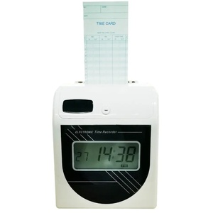 เครื่องบันทึกเวลาดิจิตอลคุณภาพสูง เครื่องเจาะบัตรสำหรับบันทึกเวลาเข้าออกงาน - Product Image 1
