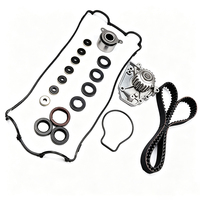 Kit de courroie de distribution TS26184 ITM184 TBK184 avec pompe à eau, tendeur, joint de couvercle de soupape et joints d'étanchéité pour moteur 2.0L F20B (modèles 97-01)