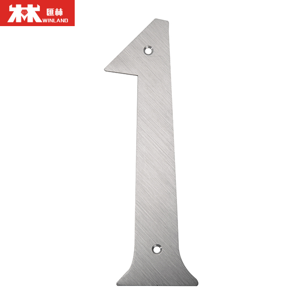 Щетка из нержавеющей стали номер 1 для двери в отеле с винтами