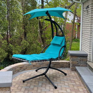 Silla de salón columpio colgante moderna Zoshine con soporte de arco, cómodo asiento de hamaca con dosel para porche y patio al aire libre - Product Image 4