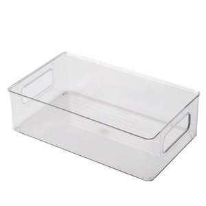 Transparent Storage Basket Rectangle <b>Large</b> Capacity No Lid For <b>Desk</b> Office Student Home Organization - Product Image 4
