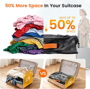 Bolsas de Viaje al Vacío Resistentes y Personalizadas de Fábrica, Bolsas de Compresión Reutilizables e Impermeables para Maletas de Viaje - Product Image 3