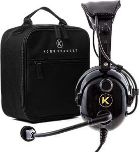 Los auriculares para pilotos de instructores de aviación cuentan con compatibilidad mono y estéreo, sellos de gel para los oídos, respaldo ATC Push to Talk y gratis - Product Image 3