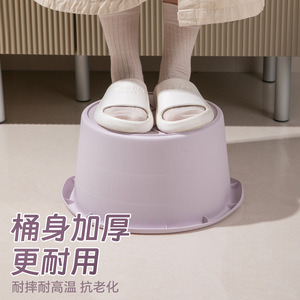 Thickened Calf-Length Foot Bath Tub With Massage Bubbles For Adults Plastic Round Design Warm Water Soak - Product Image 5