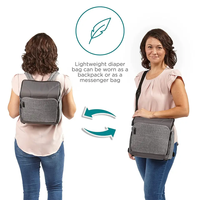Benutzer definiertes Logo Multifunktions-Sicherheits stuhl Booster Baby tasche Wasserdichter Rucksack Booster Seat Organizer Travel Women Backpack