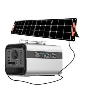 ตั้งแคมป์กลางแจ้ง Lifepo4แบตเตอรี่ลิเธียม300วัตต์600วัตต์1000วัตต์2000วัตต์ไร้สายธนาคารพลังงานแสงอาทิตย์แบบพกพา AC เครื่องกำเนิดไฟฟ้าสถานี