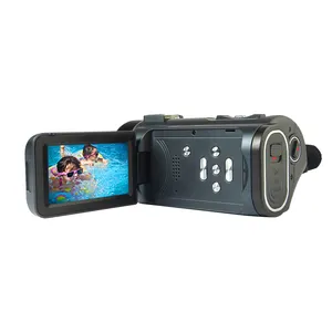 Kamera Video Digital, Camcorder Digital Hd Lcd Dv08 4K Zoom 3 Mega Pixel Cmos 3.0 "Tft Lcd