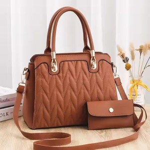 2025 femmes en cuir PU sac fourre-tout diamant fil à coudre grande capacité sacs à main portables Mini sacs à main pour été printemps dame Style - Product Image 3