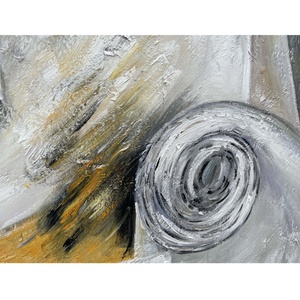 Peinture murale originale Wabi Sabi Home Hotel, grande nature morte abstraite, acrylique peinte à la main, décoration artistique, peinture encadrée texturée 3D - Product Image 5