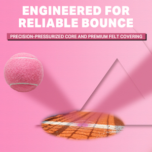 Pelotas de Pádel Rosa aprobadas por la <span class=keywords><strong>ITF</strong></span> de alta calidad AMA SPORT Pelota de tenis con logotipo personalizado ODM/OEM - Product Image 4