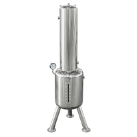 Condenseur sous vide avec réservoir en acier inoxydable pour la surveillance, personnalisable pour les industries de la distillation, de la condensation, de la chimie et alimentaire