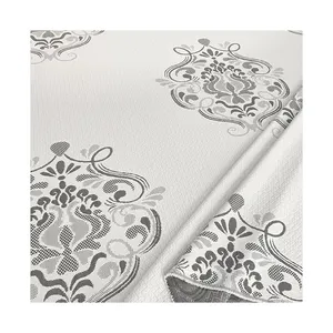China Supplier Manufacture Pattern Flower Jacquard Mattress Ticking Textile Fabric 100% Polyester Knitting Fabric