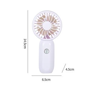 พัดลมมือถือพกพาสะดวก น้ำหนักเบา ชาร์จ USB ได้ เหมาะสำหรับใช้ในบ้าน สำนักงาน เดินทาง และกิจกรรมกลางแจ้ง - Product Image 5