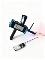 Détecteur de métaux industriel XL800 avec ciblage laser, profondeur 15m, portée 99m, détecteur d'or, chasseur de trésors souterrains professionnel