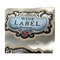 Autocollants personnalisés avec logo en relief, impression UV sélective, dorure à chaud, métal argenté, aluminium doré, étiquettes adhésives de luxe