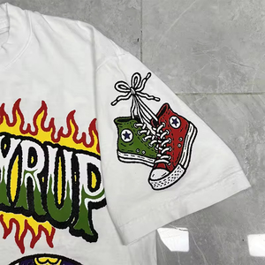 T-shirts imprimés de qualité supérieure, 100 % coton, à manches courtes, avec l'impression « C'est un énorme paquet de sirop contre la toux » pour hommes - Product Image 4