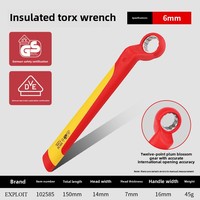 EXPLOIT Outil d'entretien spécial pour électricien isolé haute tension certifié VDE Clé en fleur de prunier haute résistance métrique