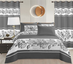 Juego de Ropa de Cama Desechable de 8 Piezas, Tamaño King, Microfibra, 300 Hilos, Sábanas con Cortinas a Juego, Transpirable, Sin Arrugas, Gran Venta - Product Image 6