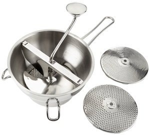 <span class=keywords><strong>Moulin</strong></span> à aliments/légumes en acier inoxydable avec 3 plaques de coupe vente en gros - Product Image 3