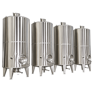 Tanque de Acero Inoxidable 316L de Grado Alimenticio, Pulido a Espejo, de 500-50000L, 800KG, Cilindro Vertical, para Línea de Elaboración de Cerveza - Product Image 5