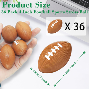 Mini Balones de Fútbol de Espuma de 4 Pulgadas para Fiestas Deportivas, Pequeños Balones para Carnaval Escolar - Product Image 2
