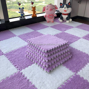 <span class=keywords><strong>Tapis</strong></span> de sol en peluche lavable 30x30CM à poser soi-même, à poils coupés, pour usage commercial, <span class=keywords><strong>chambre</strong></span> de <span class=keywords><strong>bébé</strong></span>, salon - Vente directe usine RTS - Product Image 4