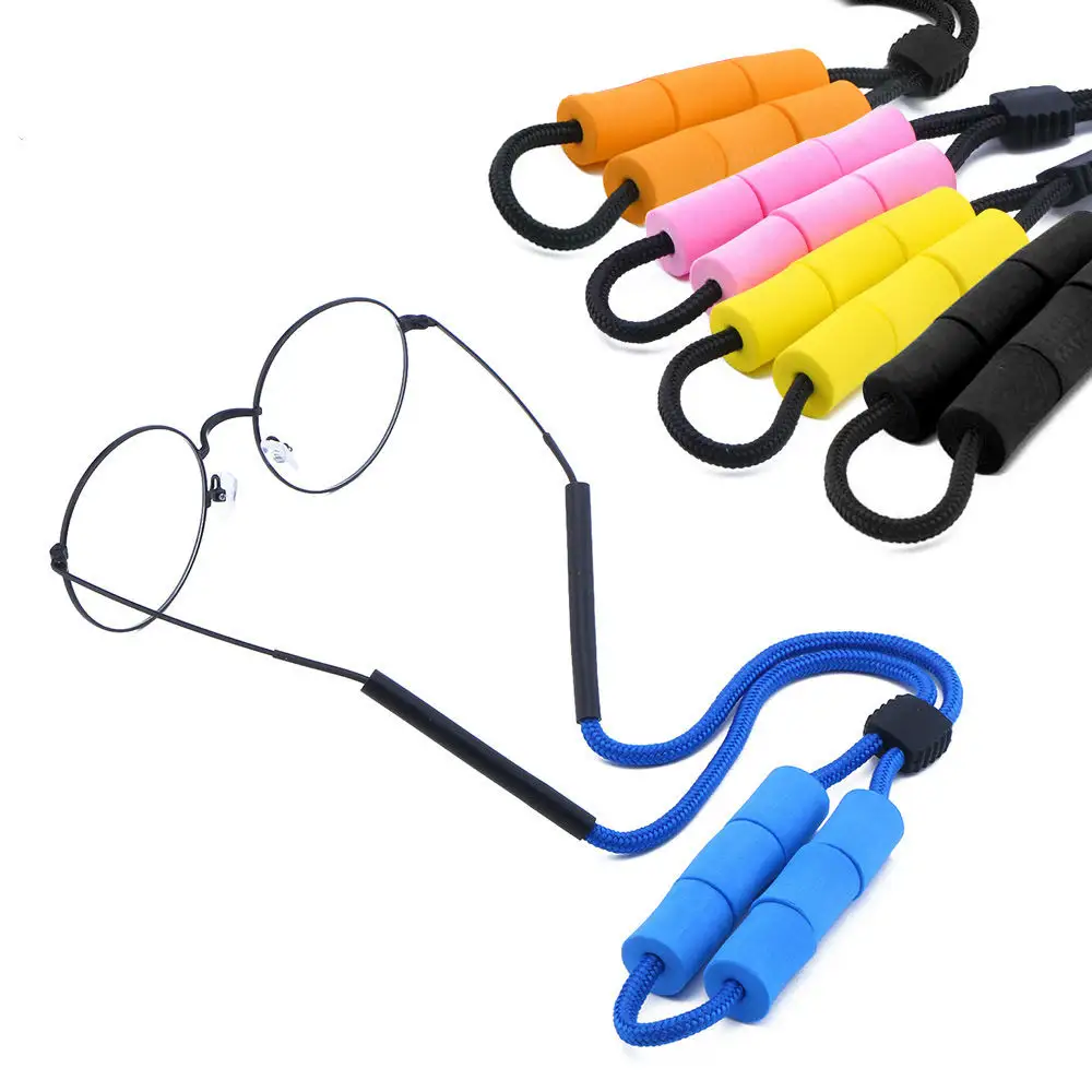 Mehrfarbige Brillen schnur Schwimm brille verstellbarer Brillen halter schwimmender Sonnenbrille nband für Wassersport