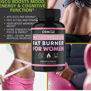 Cápsulas Keto Veganas OEM ASAP para Dieta Keto, Píldoras Quemagrasas, Adelgazamiento Rápido, Suplemento Quemagrasas, Cápsulas Keto BHB Nocturnas - Product Image 5