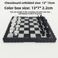 Jeu d'échecs international portable et pliable, format poche, magnétique, pour les voyages, best-seller transfrontalier