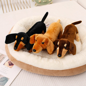 MEIWEN Peluche Chien Saucisse Adorable, Rembourrage Coton PP Ultra Doux, Poupée Confort de Haute Qualité <span class=keywords><strong>pour</strong></span> Enfants, Tous Âges, Personnalisable 18cm - Product Image 6
