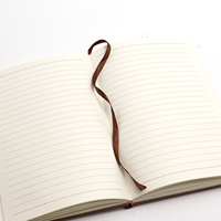 Carnet de notes en cuir à couverture rigide, moderne et élégant, carnet de notes de classe et de travail personnalisable