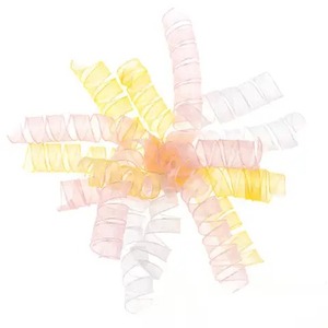 Cinta de Poliéster de Lujo con Estampado de Mariposas de Doble Cara para Envolver Regalos de Hanukkah - Product Image 2