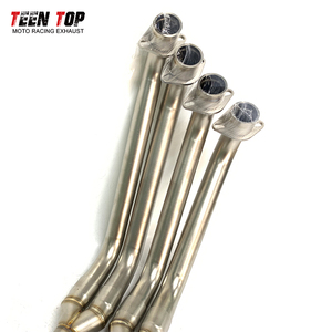 Tubo de escape para HONDA CBR650R CB650R 19-23/CBR650F <span class=keywords><strong>CB650F</strong></span> /14-18, tubo de enlace frontal de escape para motocicleta, silenciador de escape de 51MM - Product Image 5