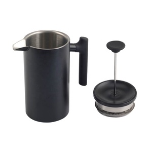 Double-Wall Food Grade Stainless Steel (SS304) Extra Screens French Press Coffee <b>Maker</b> - Product Image 2