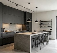 FULLSUMMER Servicio de Diseño de Interiores para el Hogar, Personalización Completa de la Casa, Diseño Integral de Hotel de Estilo Industrial Minimalista