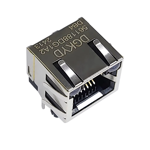 Lá Chắn Cổng Duy Nhất Mạng Ổ Cắm 1x1 8P8C Dip Thẳng Ánh Sáng Cánh Nữ Cat5/Cat5e Cắm Jack RJ45 Ethernet Kết Nối - Product Image 6