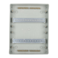 Boîtier de distribution électrique durable à 24 voies avec boîtier étanche Terminal PC + ABS pour une utilisation électrique à l'intérieur et à l'extérieur