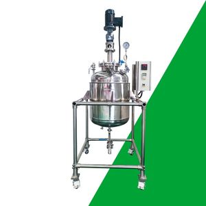 TOPTION 50-200L Stainless Steel <b>Jacketed</b> Reactive Chemical Crystallizer Reactor with Remote Monitoring for Oil Extraction - Product Image 2