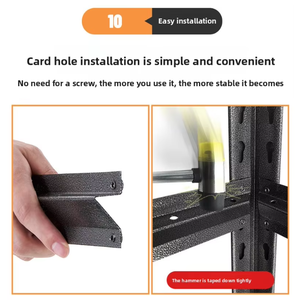 מתכת תעשייתית מדפים 3-שכבתית עם תכונות מתכווננות עמיד ללא מעלי אחסון מחסן מתלה - Product Image 6