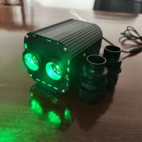 20W * 2ports Twinkle RGBW RF télécommande double têtes machine à fibre optique source de lumière pour plafond étoile à fibre optique pour le cinéma et la maison