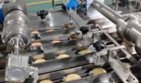 Skywin Machine industrielle à 4 voies pour la fabrication de biscuits sandwichs à la confiture de chocolat et de crème