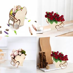 Caja de Regalo Moderna de Madera <span class=keywords><strong>en</strong></span> Forma de Corazón con Cuerda <span class=keywords><strong>para</strong></span> Colgar, Porta Flores y Joyero <span class=keywords><strong>para</strong></span> el Día de la Madre y Decoración de Bodas - Product Image 6