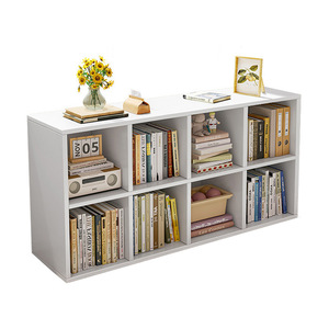 High Quality Wooden Panel Modern Living Home Furniture Stackable Modular Bookcase Floor <strong>Standing</strong> <strong>Bookshelf</strong> for Storage - Product Image 3
