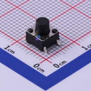 UK-B0228-G6.5-250 Tactile Switch SMD-4P,6x6mm Switch Single Pole Single Throw Round Button 2.5N Vertical Mount - Product Image 1